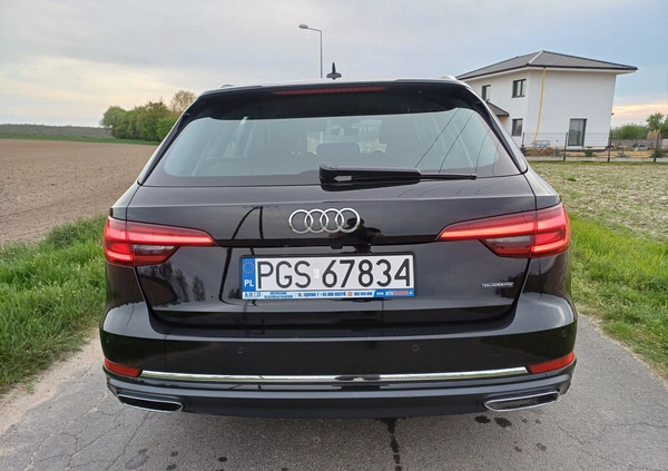 Audi A4 cena 109900 przebieg: 58000, rok produkcji 2019 z Gostyń małe 704